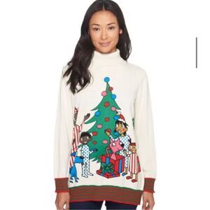 Off White x Whoopi Goldberg ugly Christmas sweater | Whoopi Xmas Fam 2 | size me